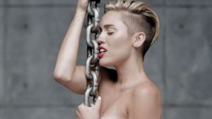 Miley Cyrus' 2013 Wrecking Ball video