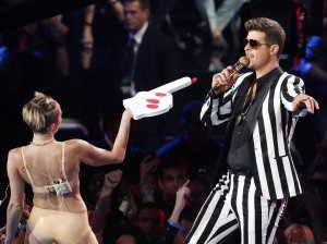 Miley Cyrus and Robin Thicke's 2013 VMA performance made headlines due to its shock value