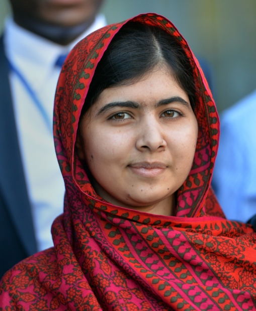 Malala Yousafzai, Nobel Peace Prize Winner.