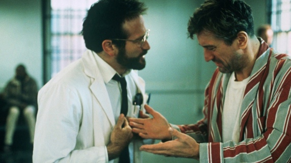 Robin Williams and Robert DeNiro in Awakenings