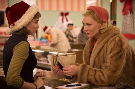 Rooney Mara and Cate Blanchett starring in Carol